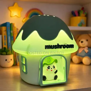 Mushroom House LED Night Light