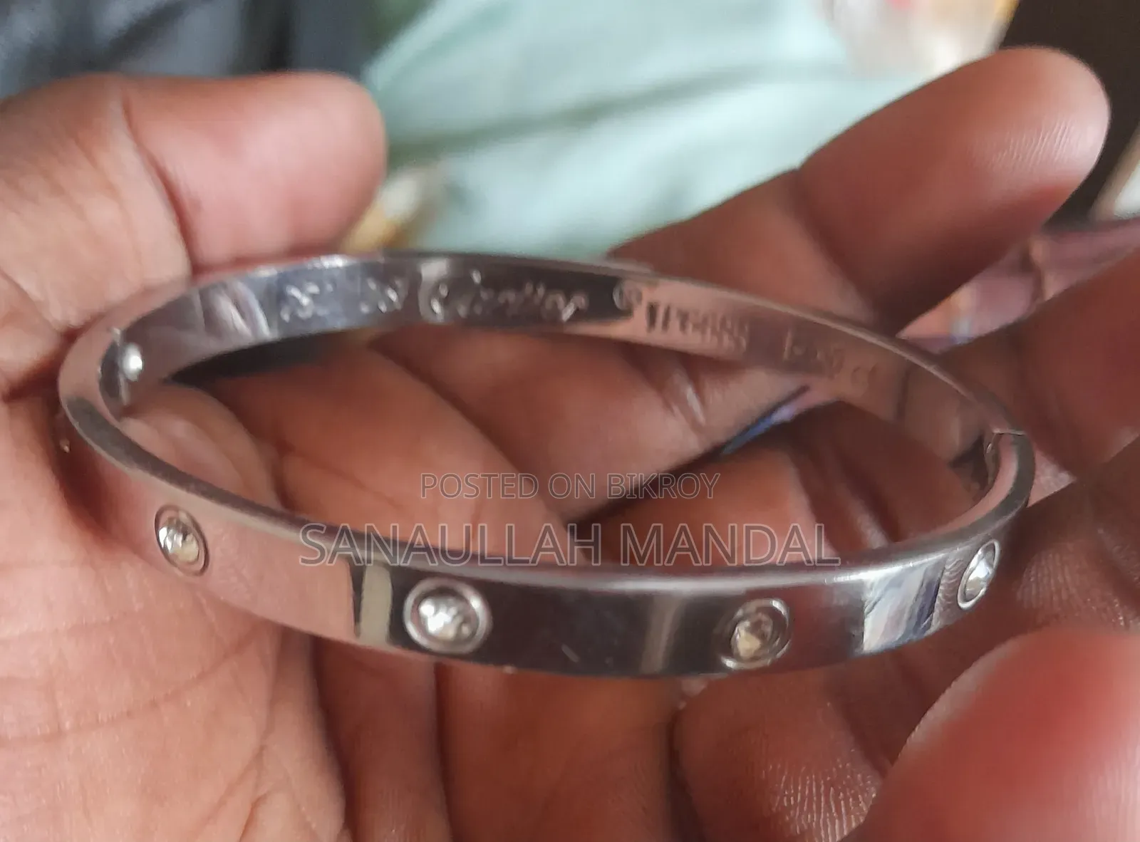 লাক্সারি স্টেইনলেস স্টিল ব্রেসলেট