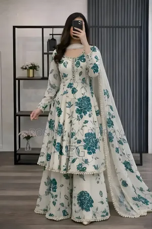 Golap Gown Three Piece – প্রিমিয়াম কটন কালেকশন 🌸