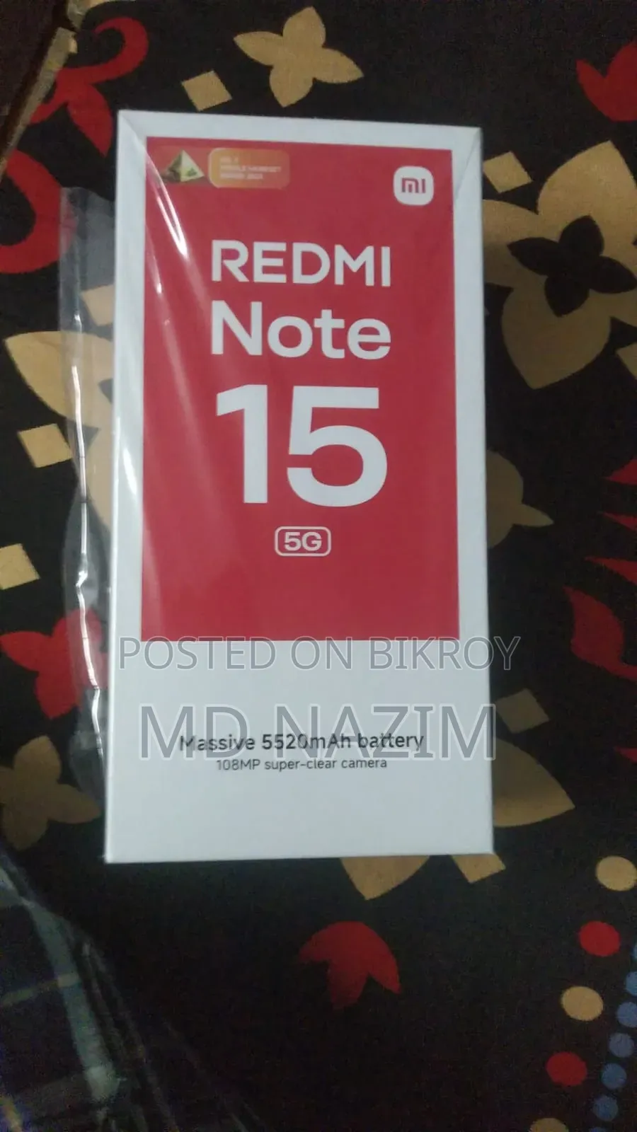 New Xiaomi Redmi Note 15 256 GB Gray