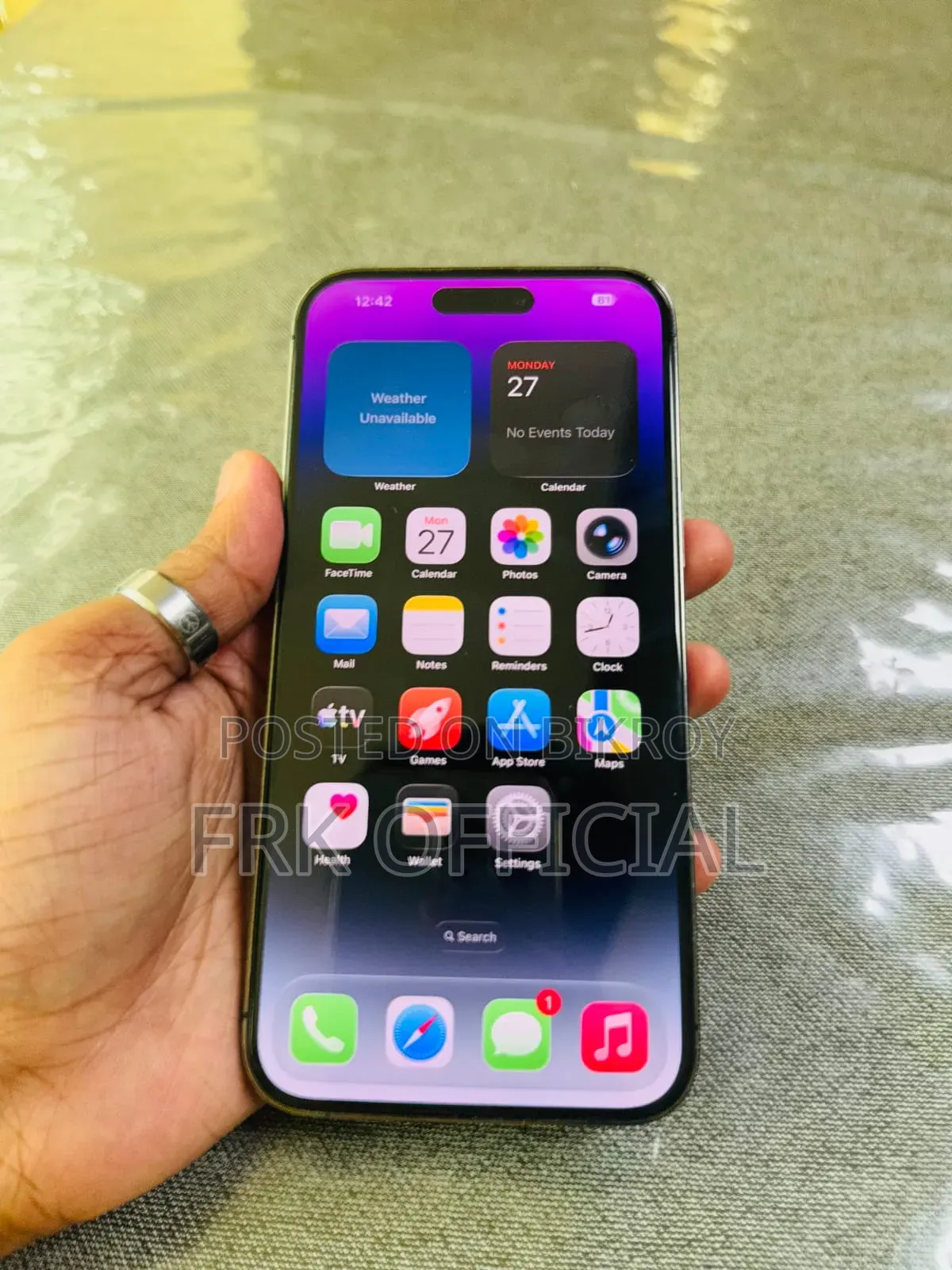 অ্যাপল আইফোন ১৪ প্রো ম্যাক্স ২৫৬ জিবি পার্পল
