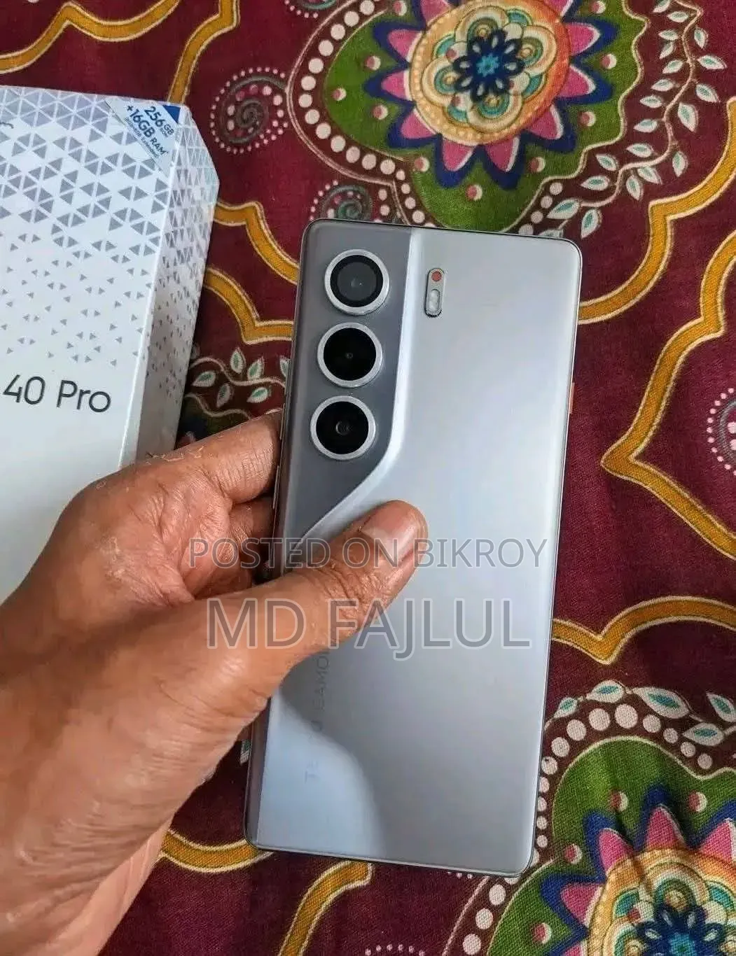 টেকনো ক্যামন ৪০ প্রো ৪জি ২৫৬ জিবি ব্ল্যাক
