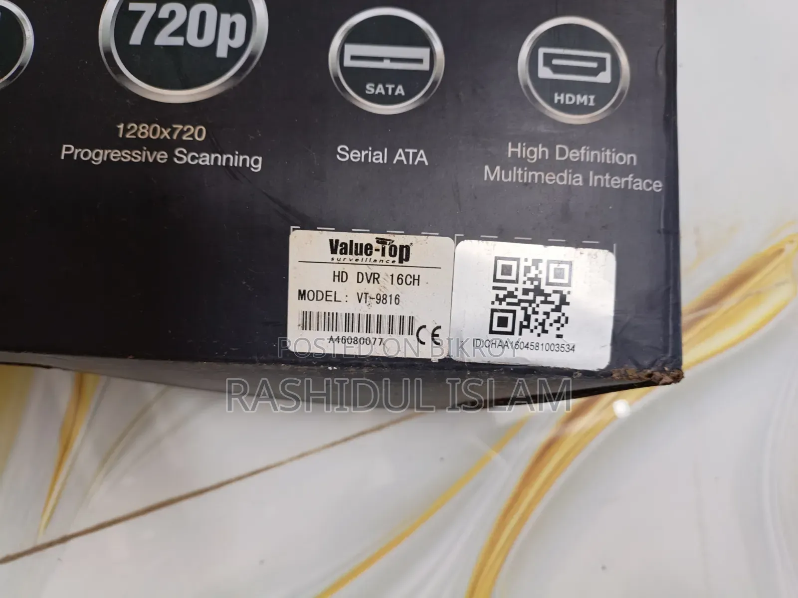 Value-Top DVR Model=vt-9816