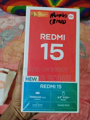 Xiaomi Redmi 15 256 GB Purple