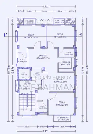 3bdrm Apartment in Purbachal for Sale