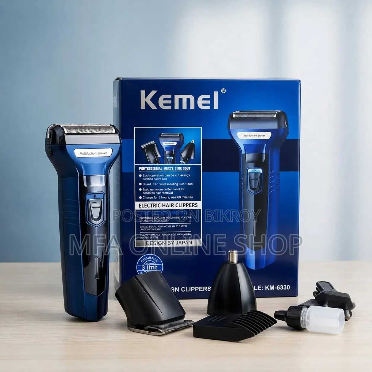 Kemei -6330 Model Rechargble Hair Trimmer