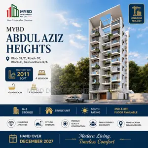 4 Bedroom Apartment in Mybd Abdul Aziz, Basundhara for Sale