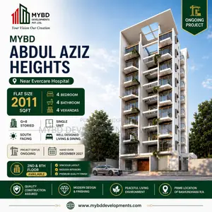 4 Bedroom Apartment in Mybd Abdul Aziz, Basundhara for Sale