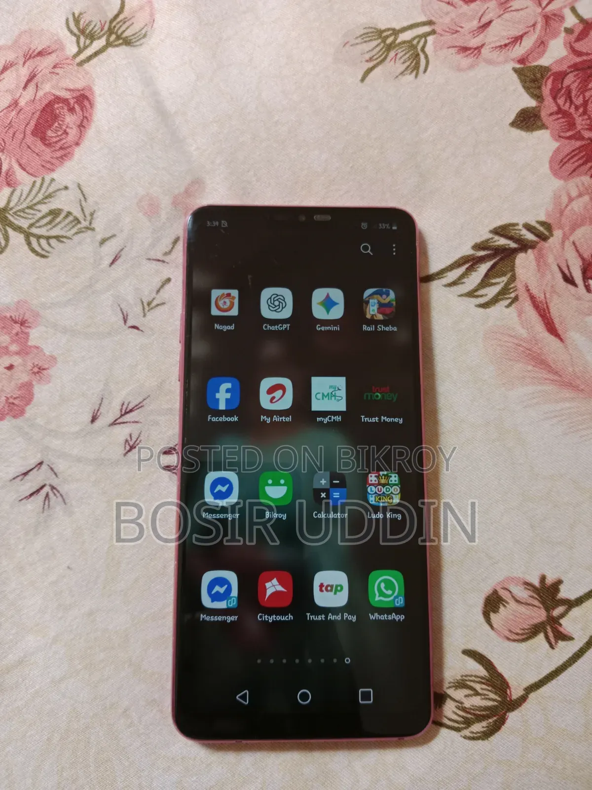 LG G7 ThinQ 64 GB Pink