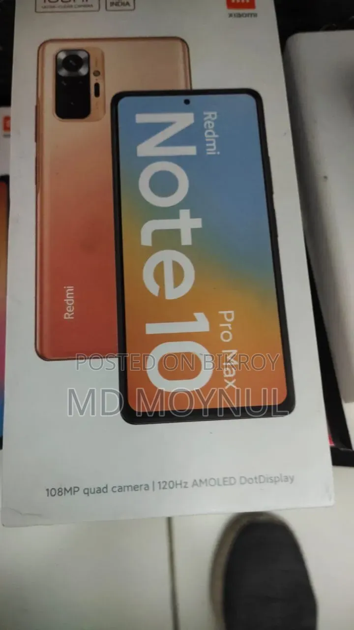 Xiaomi Redmi Note 10 Pro Max 128 GB Gold