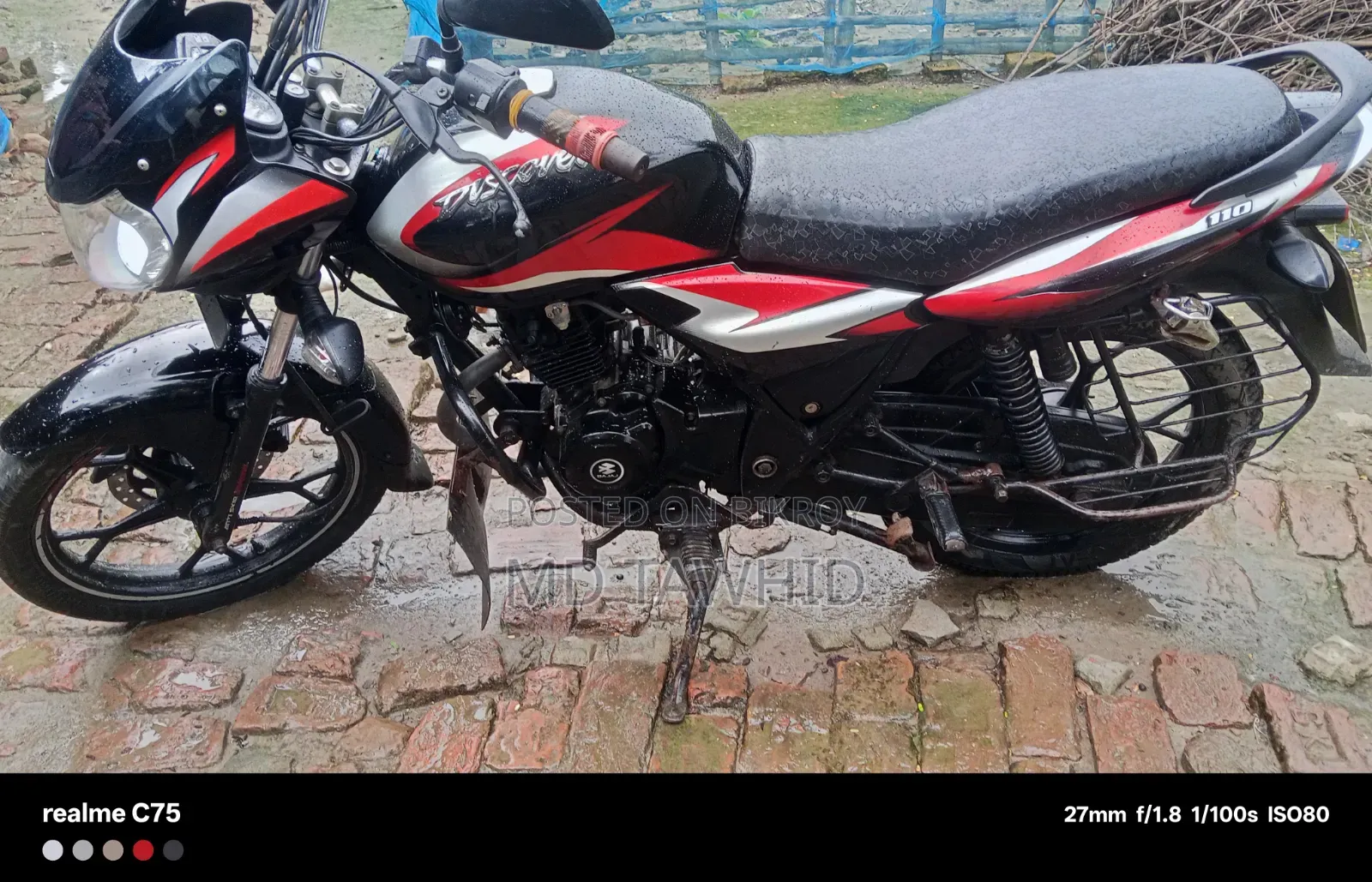 Bajaj Discover 110 2022 Black