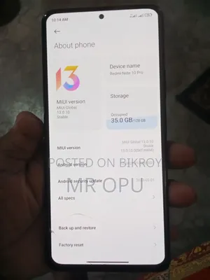 Xiaomi Redmi Note 10 Pro 128 GB Blue