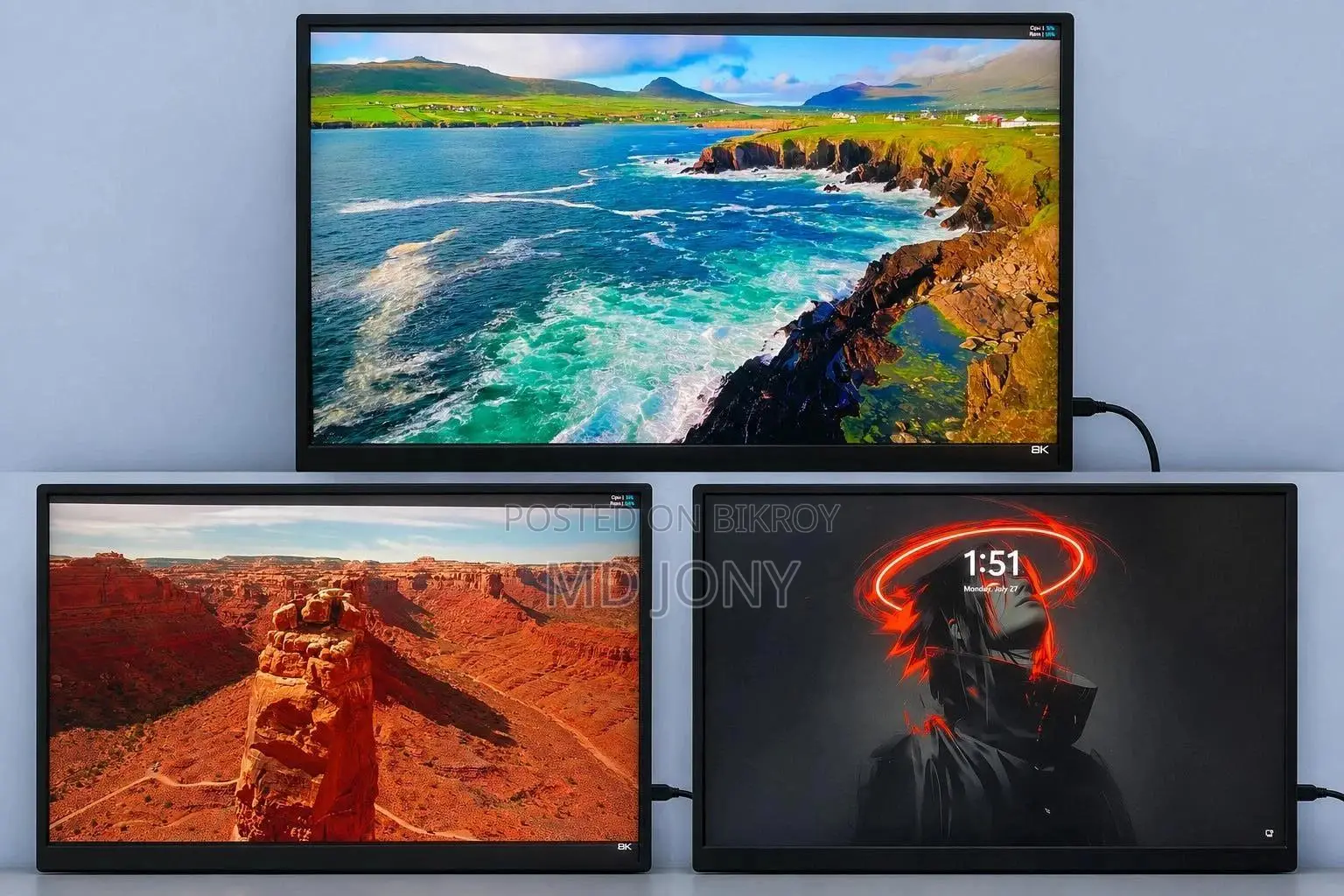 Realza 16” IPS Portable Gaming Display 120 Hz