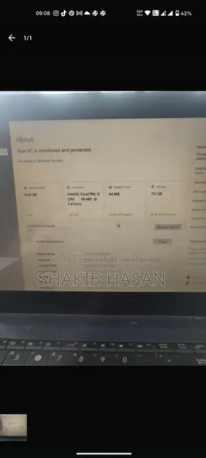 Laptop Asus A52F 8GB Intel Core i5 SSD 128GB