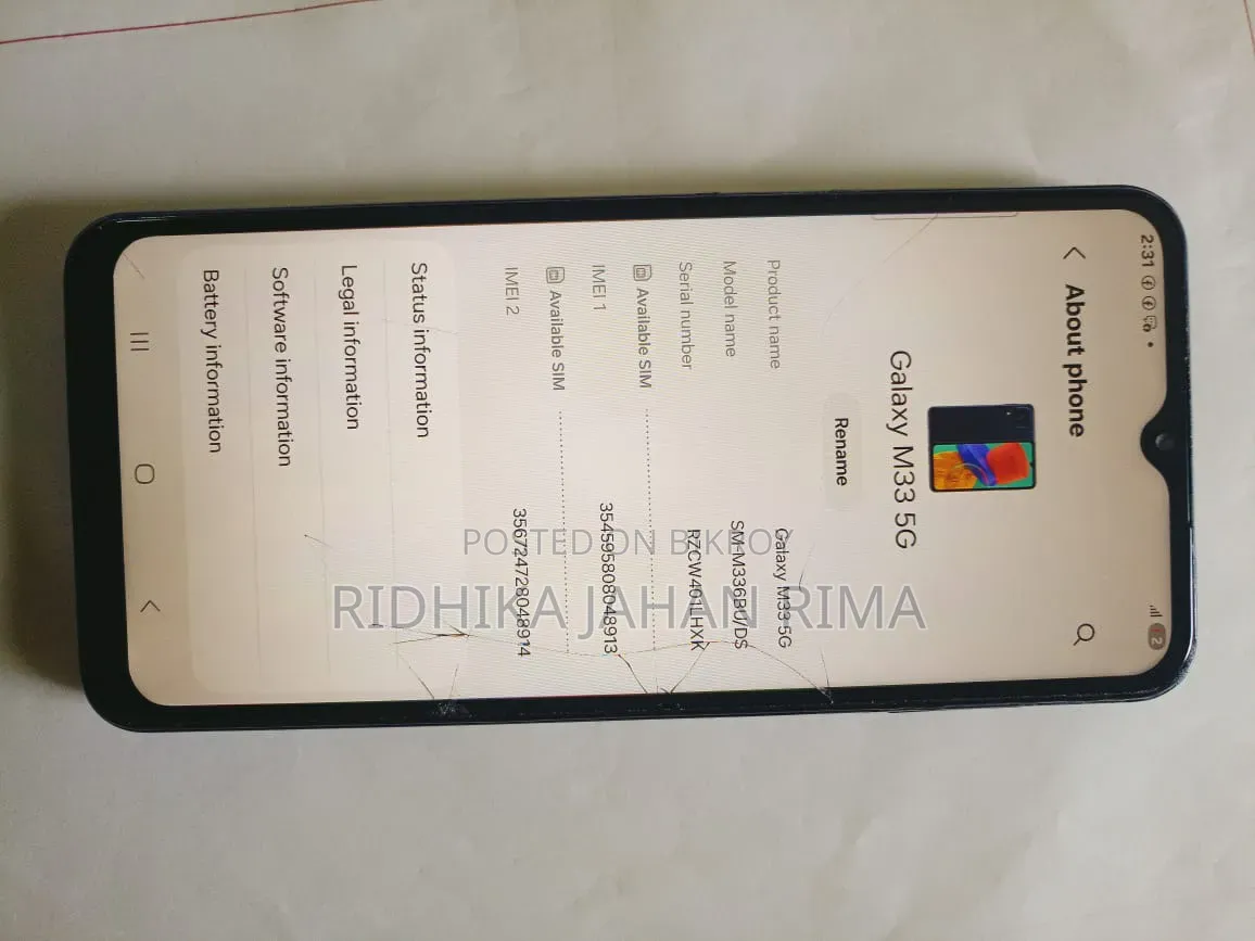 Samsung Galaxy A33 5G 128 GB Blue