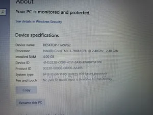 Laptop 4GB Intel Core I3 HDD 500GB
