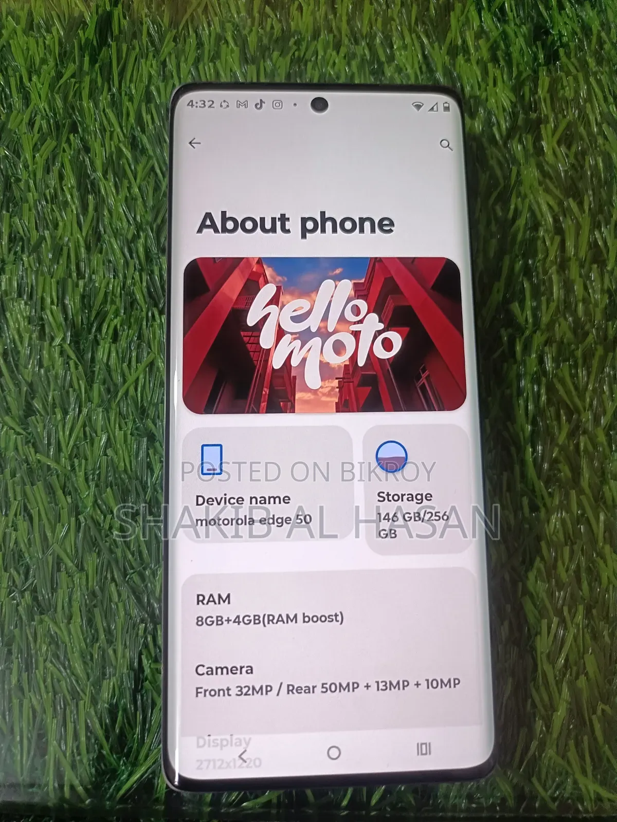 Motorola Edge 50 256 GB Gray