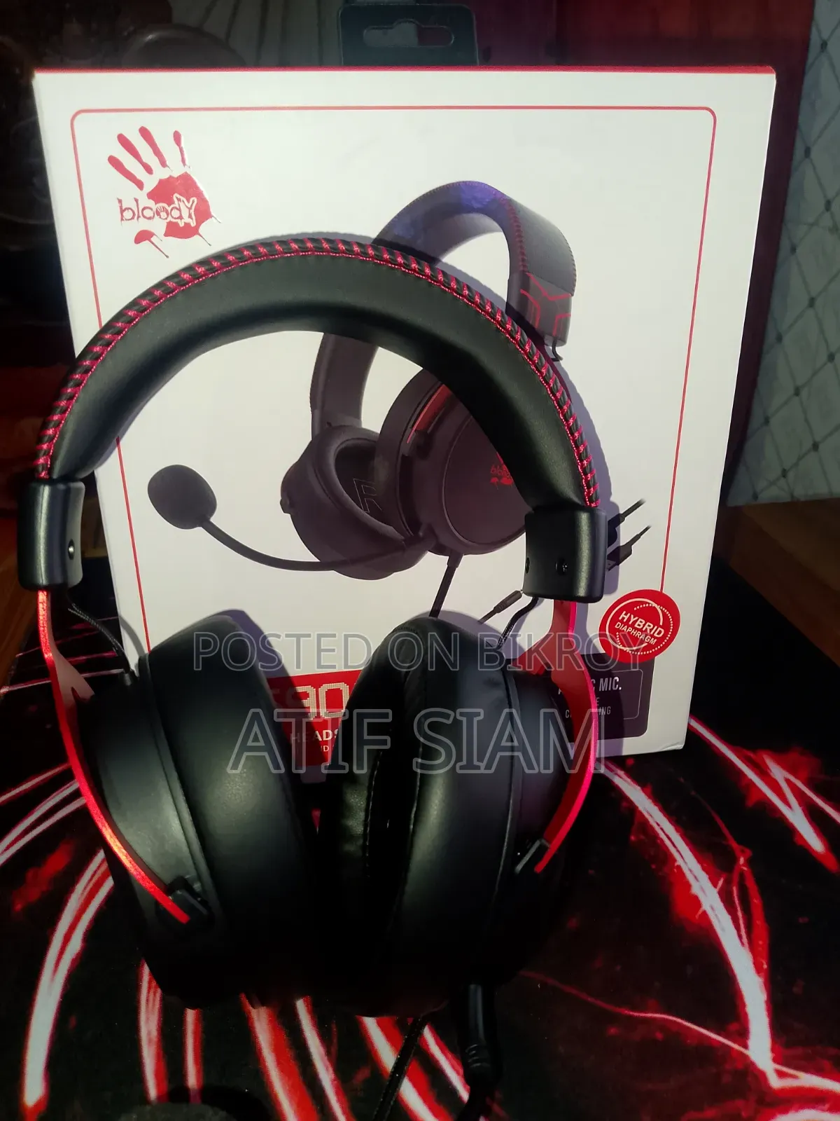 A4Tech Bloody M590i Gaming Headphone With Detachable Mic