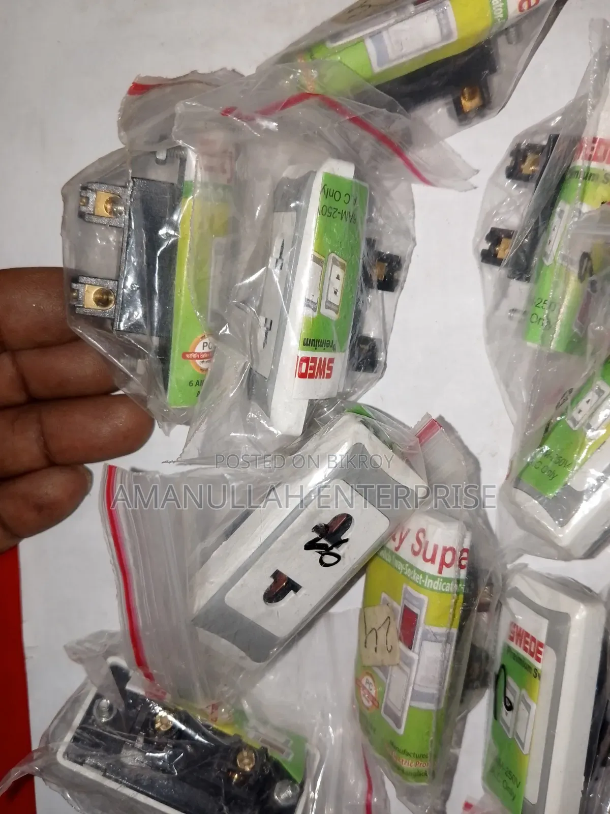 Buy 2-Pin Electrical Wall Socket Online | Safe Durable Outlet (10 Pcs)