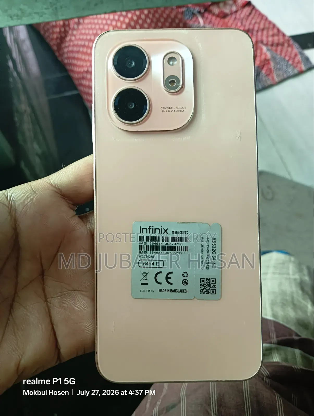 Infinix Smart 9 64 GB Gold