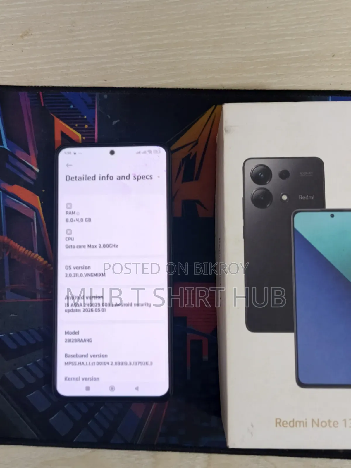 Xiaomi Redmi Note 13 256 GB Black