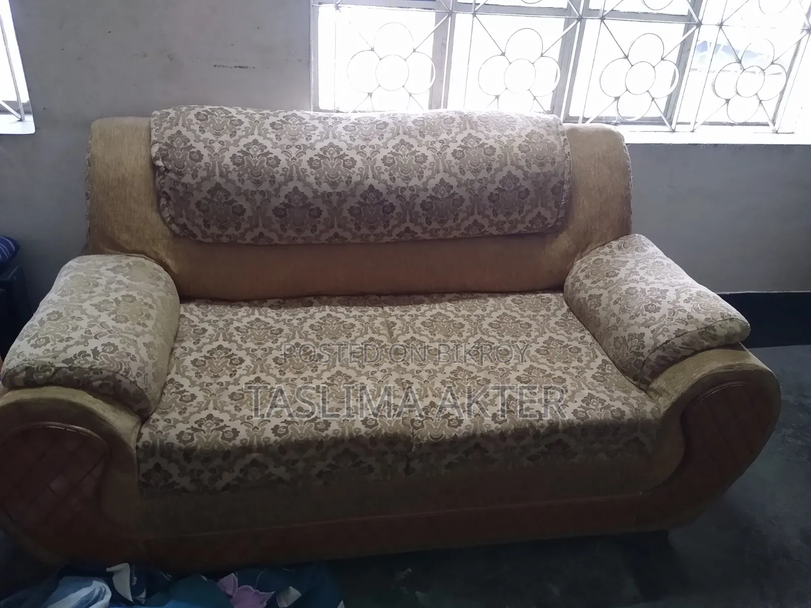 Will sell two-set sofa with cover