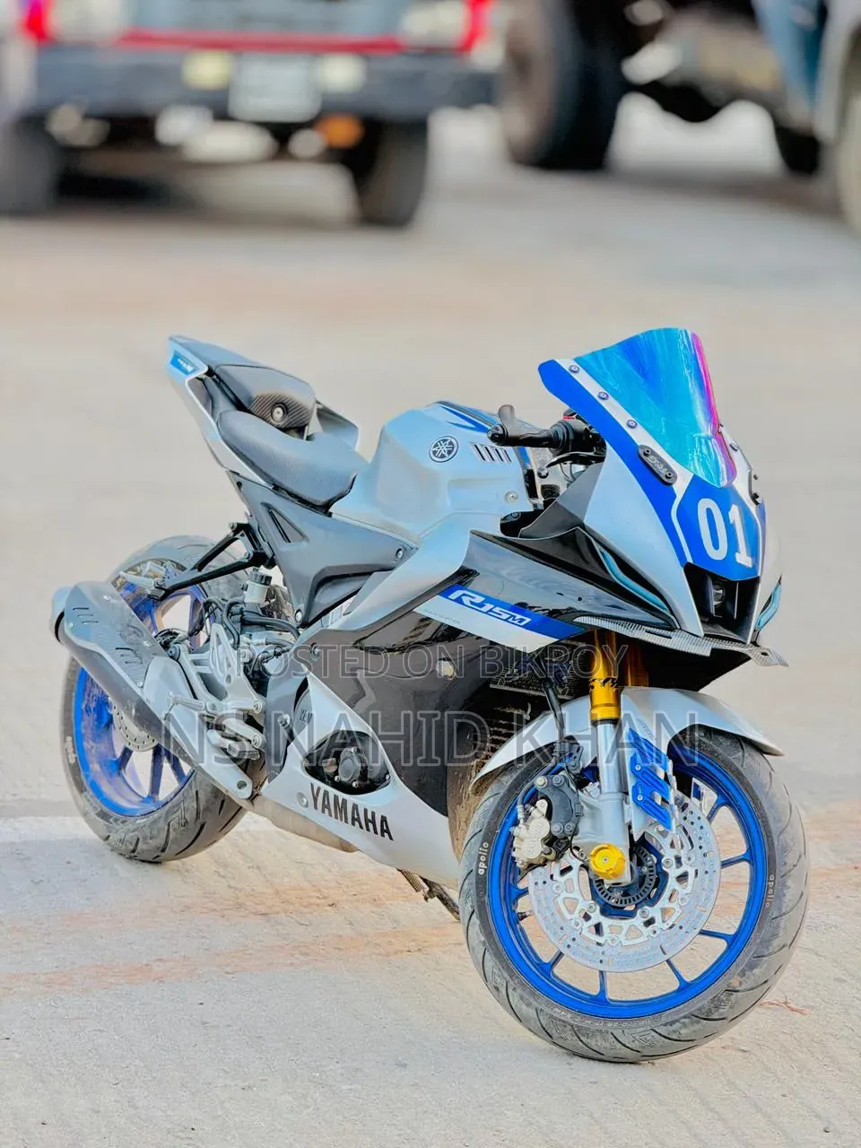 Yamaha R15 V3 2022 Silver