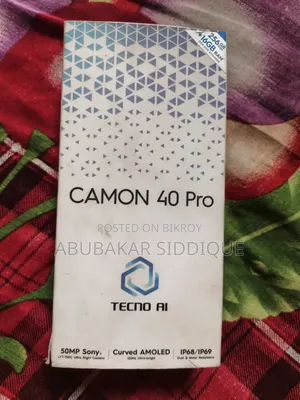 Tecno Camon 40 Pro 4G 256 GB Black