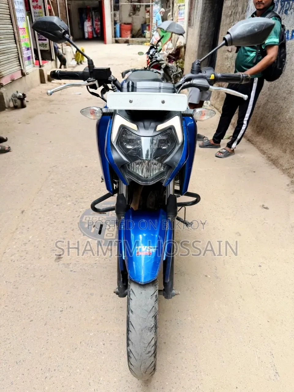 TVS Apache RTR 160 4V 2022 Blue
