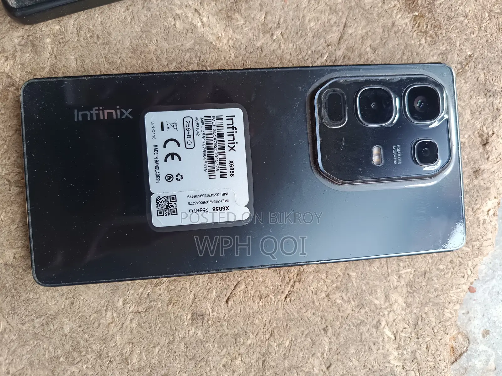 Infinix Note 50 4G 256 GB Black