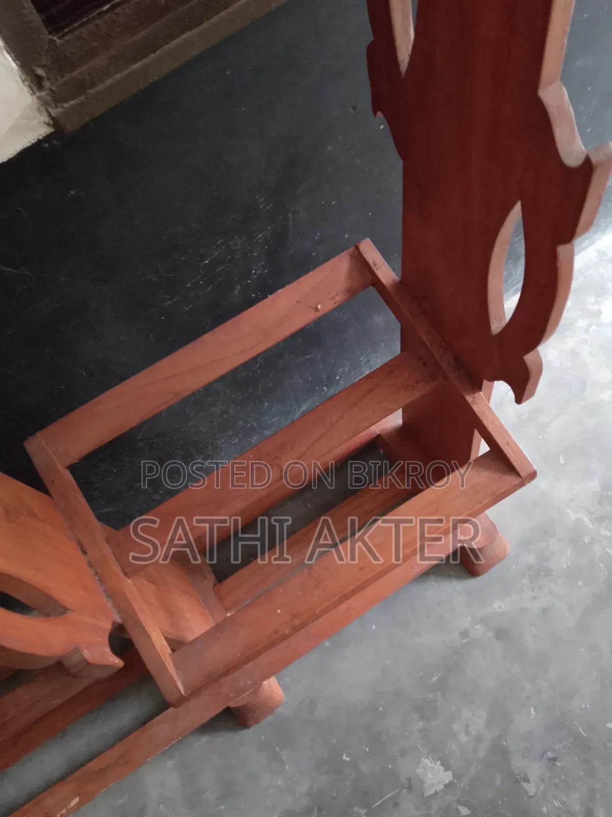 Teak Wood Clothes Rack