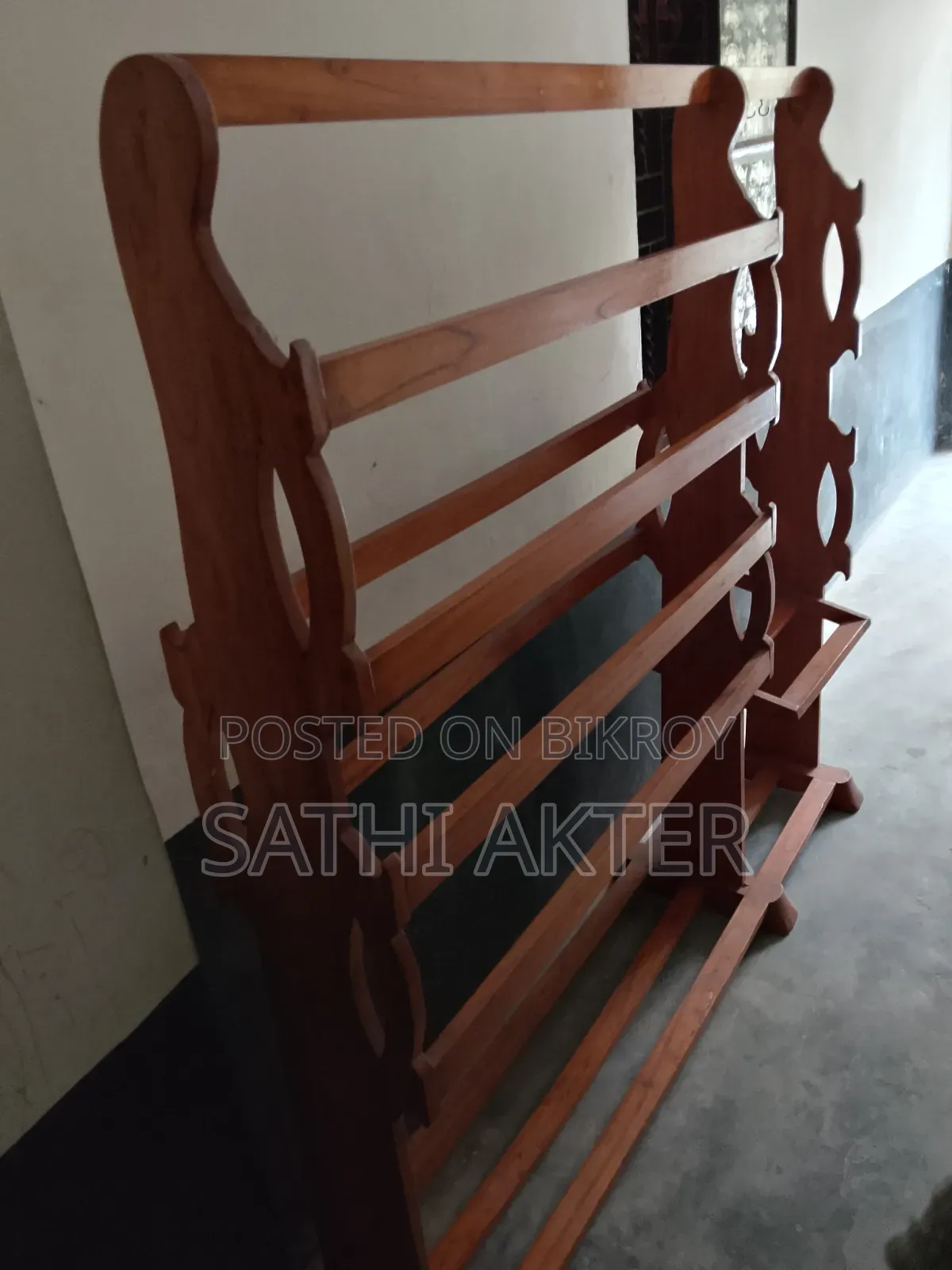 Teak Wood Clothes Rack