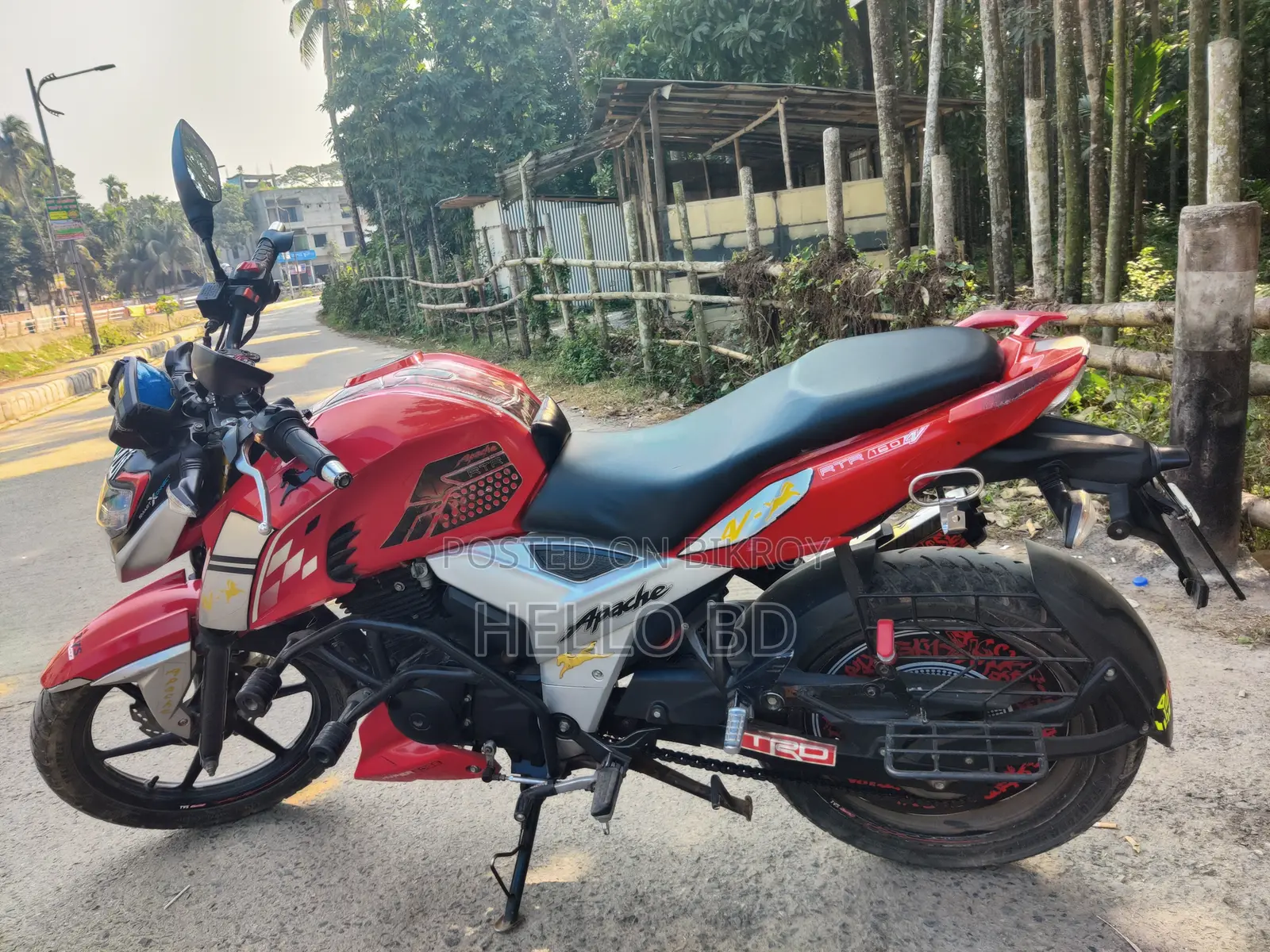 TVS Apache 160 4V 2022 Red