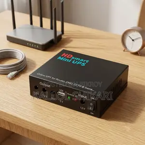 HD Smart Mini Ups Box | Powerful Backup Solution Wifi Routers, IpCamera