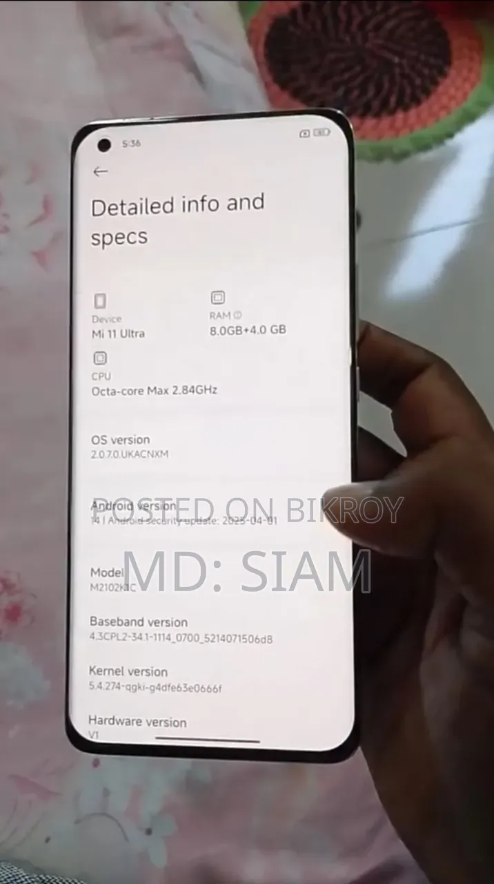 Xiaomi Mi 11 Ultra 256 GB White