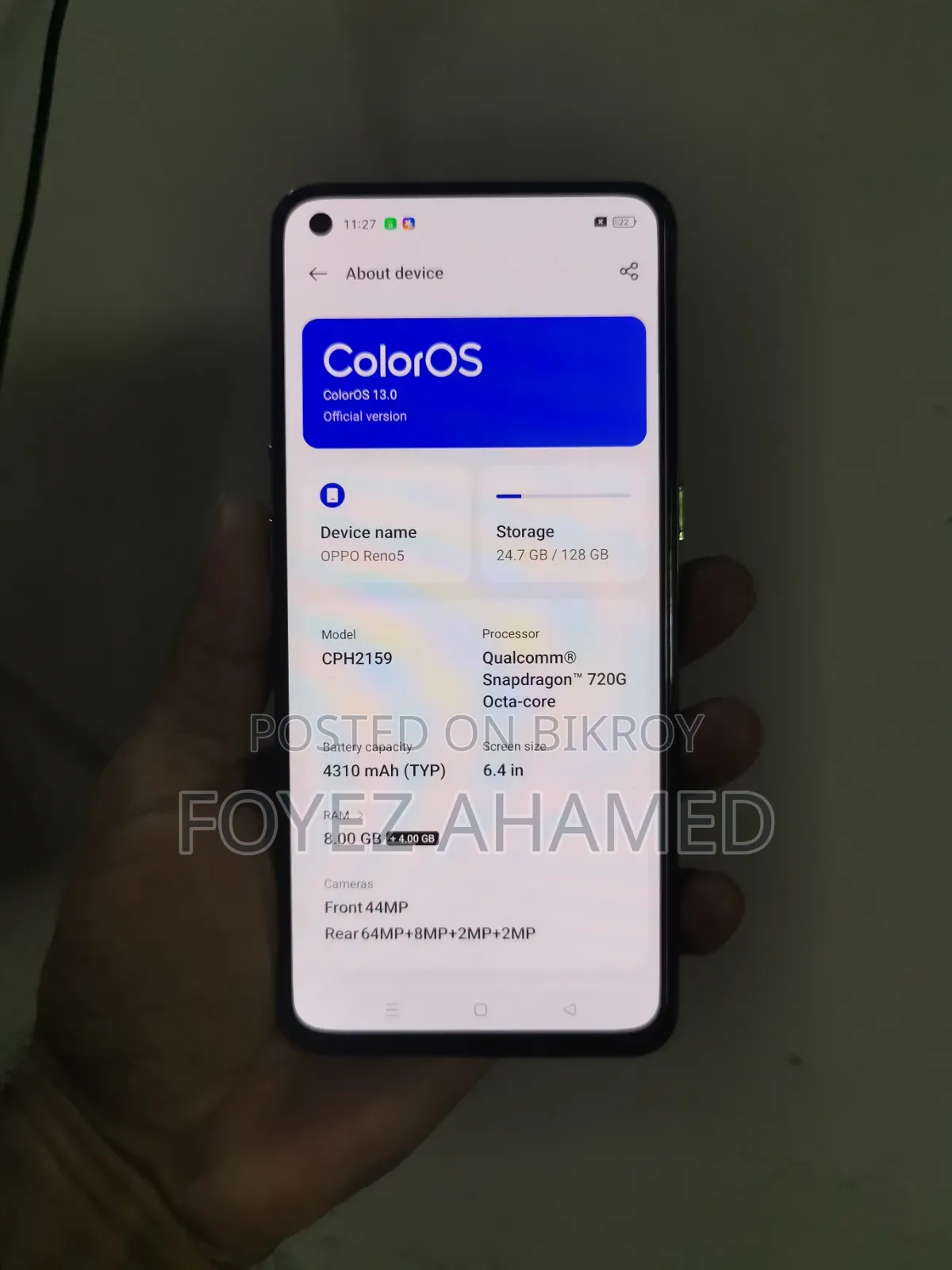 Oppo Reno 5 128 GB Bronze