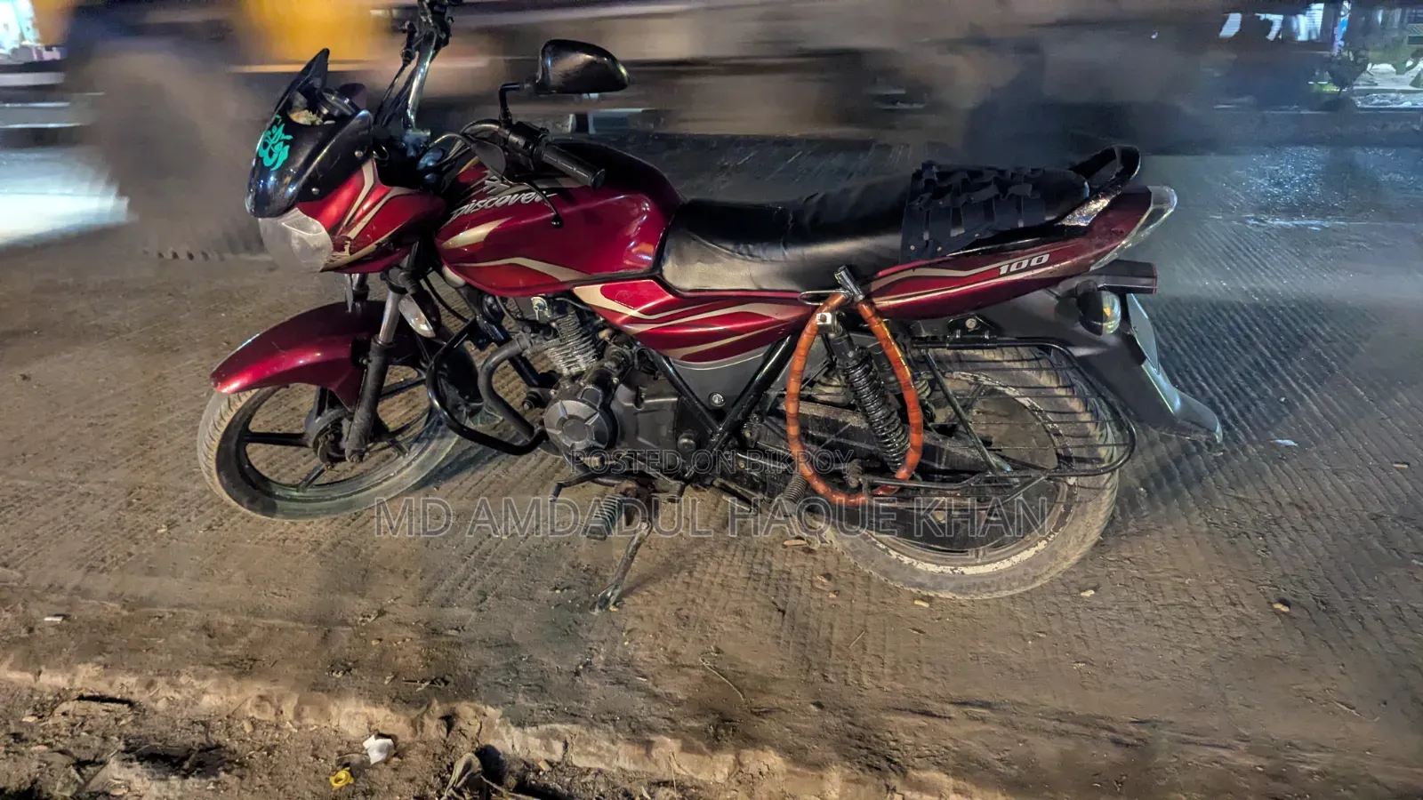 Bajaj Discover 100 2012 Red