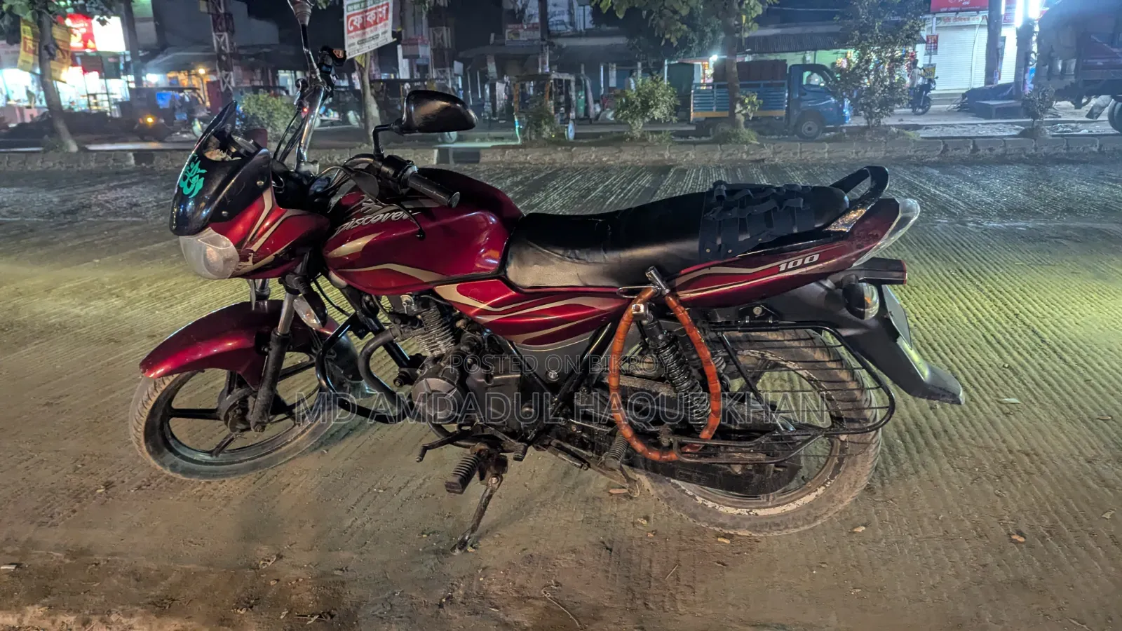 Bajaj Discover 100 2012 Red