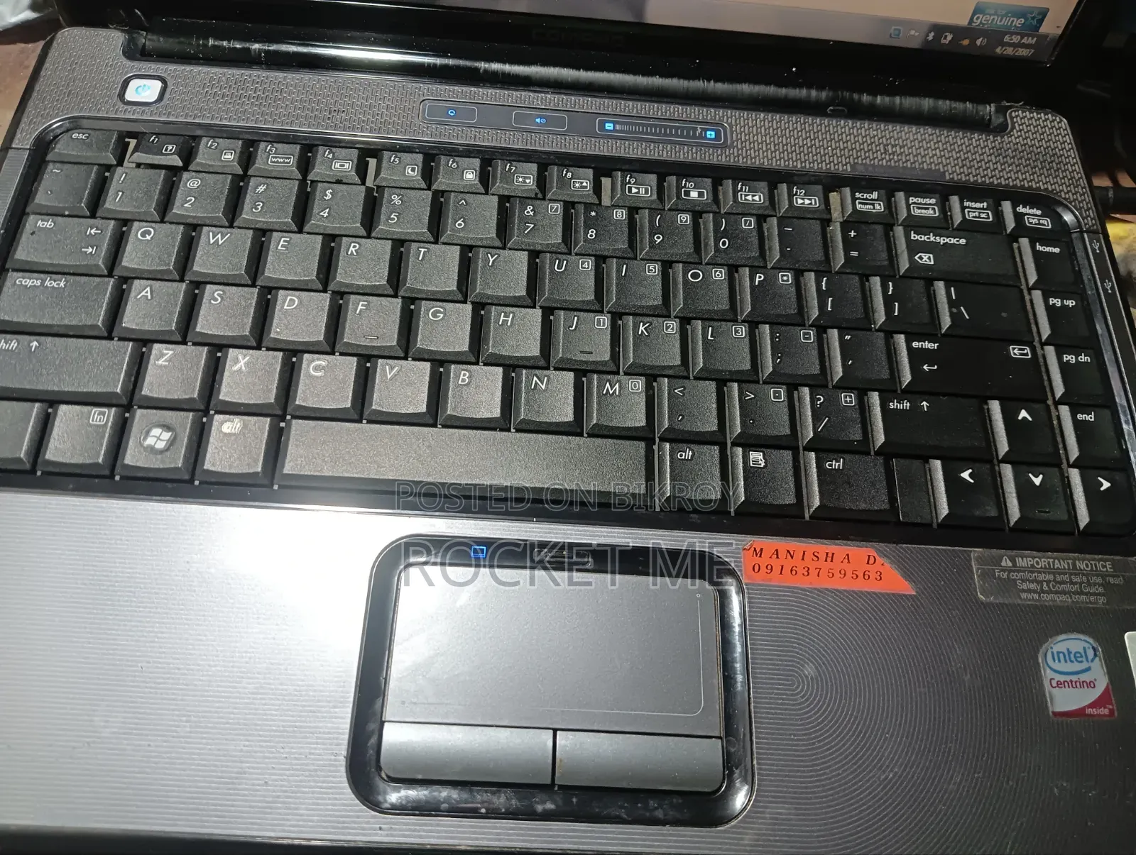 ল্যাপটপ HP 2GB Intel Core 2 Duo HDD 160GB