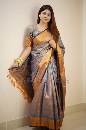 Premium Kanjivaram Katan Sharee With Blouse Piece