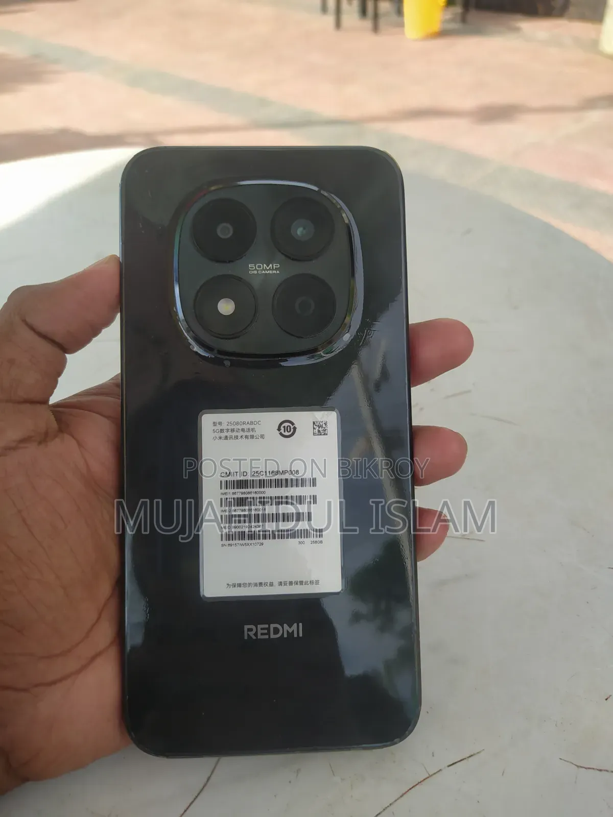 New Xiaomi Redmi Note 15 Pro 256 GB Black