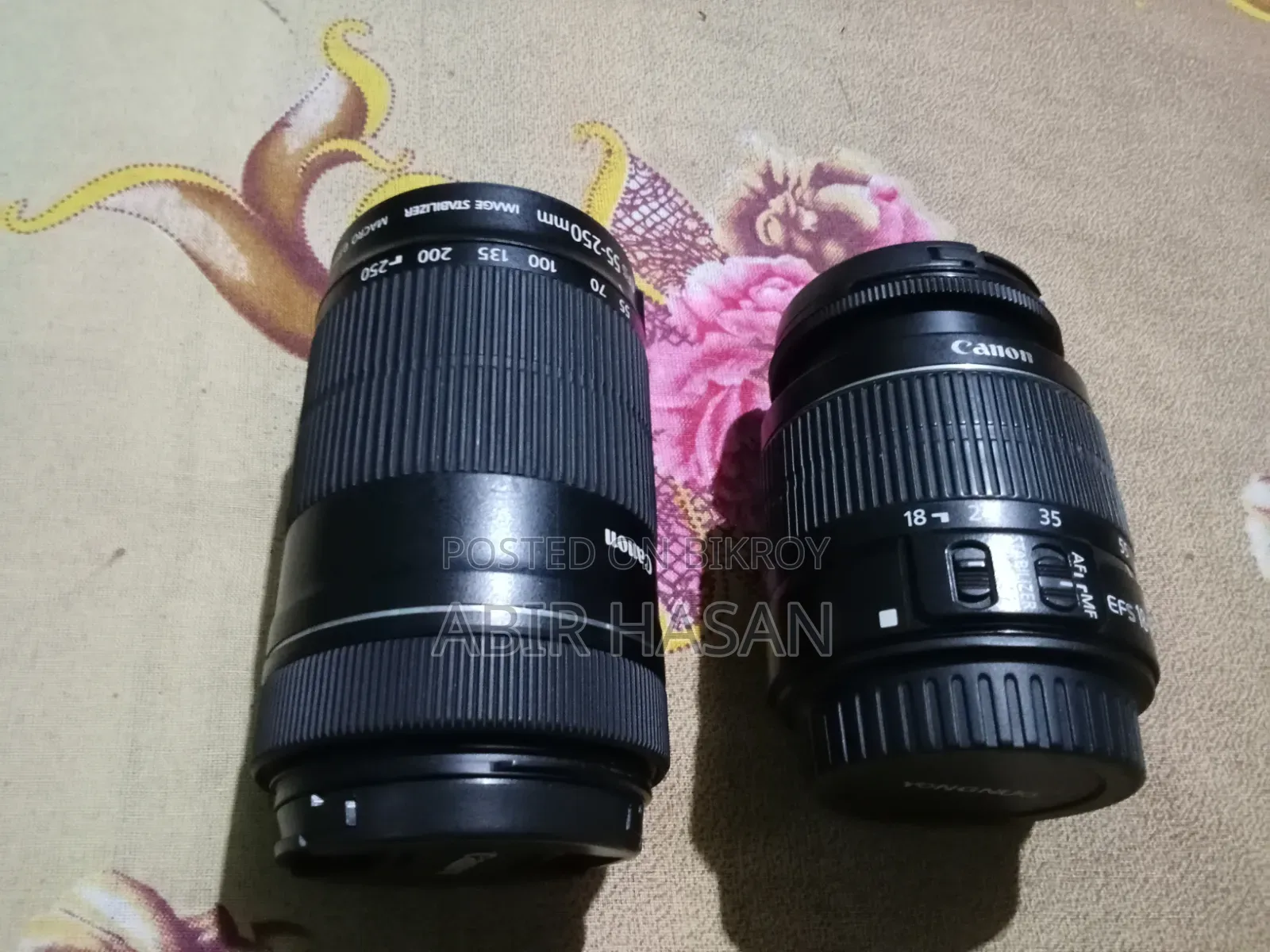 Canon 600D Full Fresh Camera 55-250 Zoom Lens Kit Lens.
