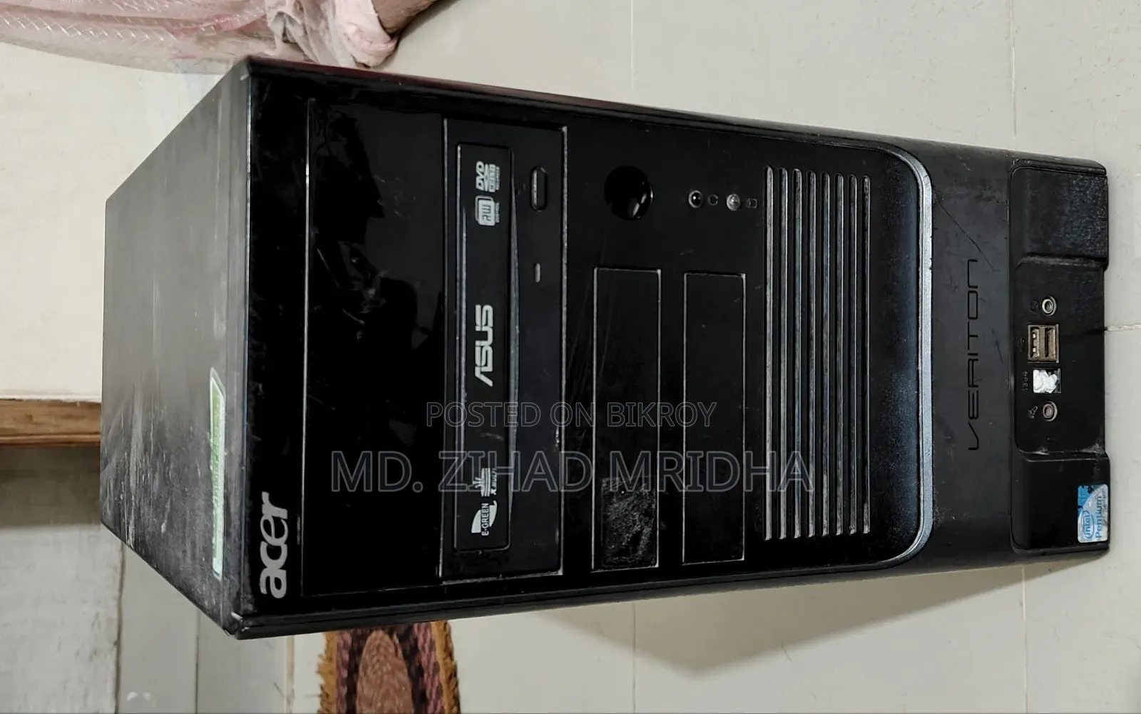 Desktop Computer 4GB Intel Core 2 Duo HDD+SSD 256GB