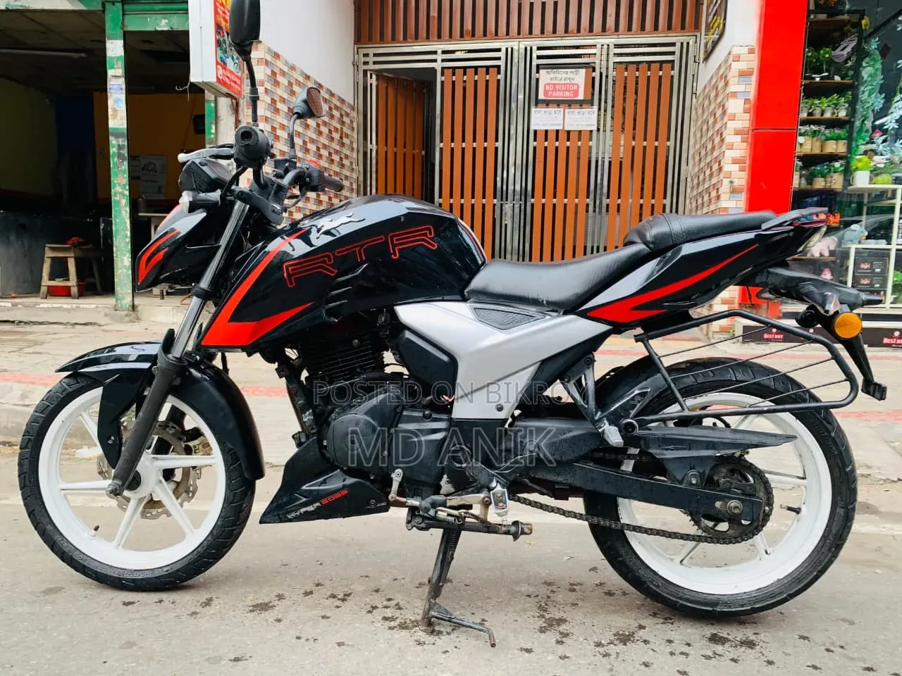 TVS Apache RTR 160 4V 2021 Black