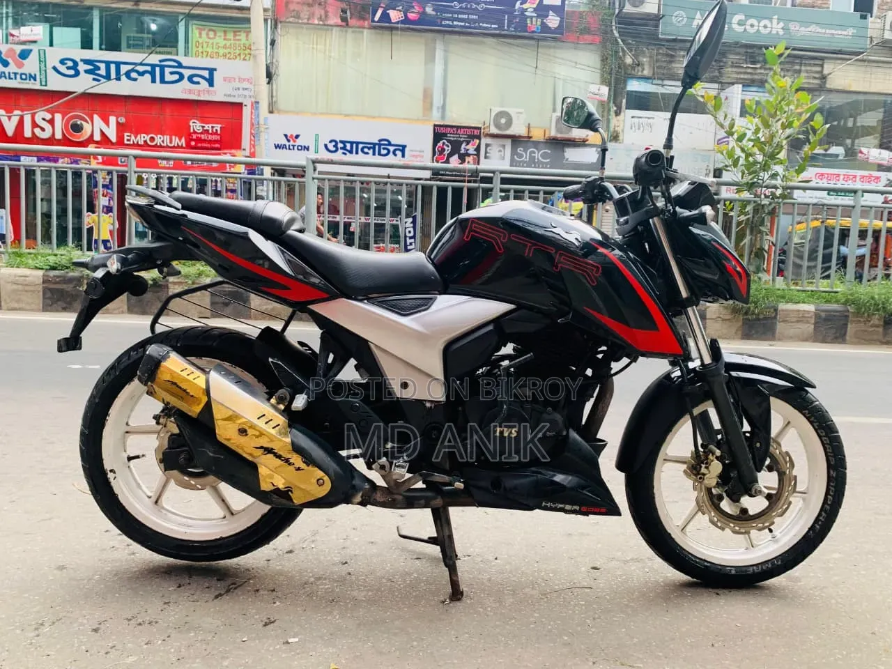 TVS Apache RTR 160 4V 2021 Black