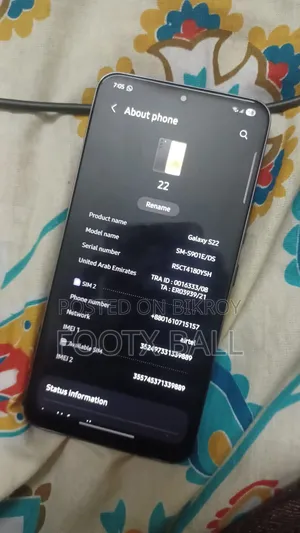 Samsung Galaxy S22 5G 256 GB Black