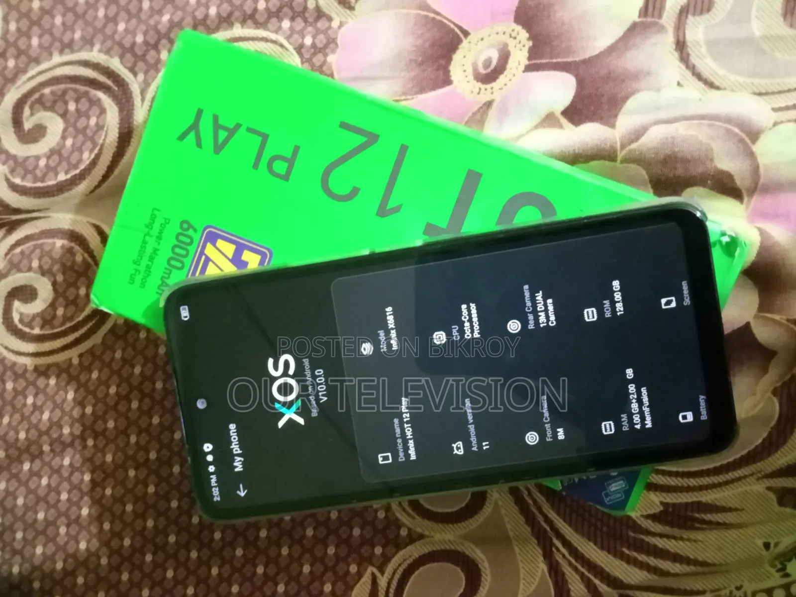 Infinix Hot 12 play 128 GB Blue