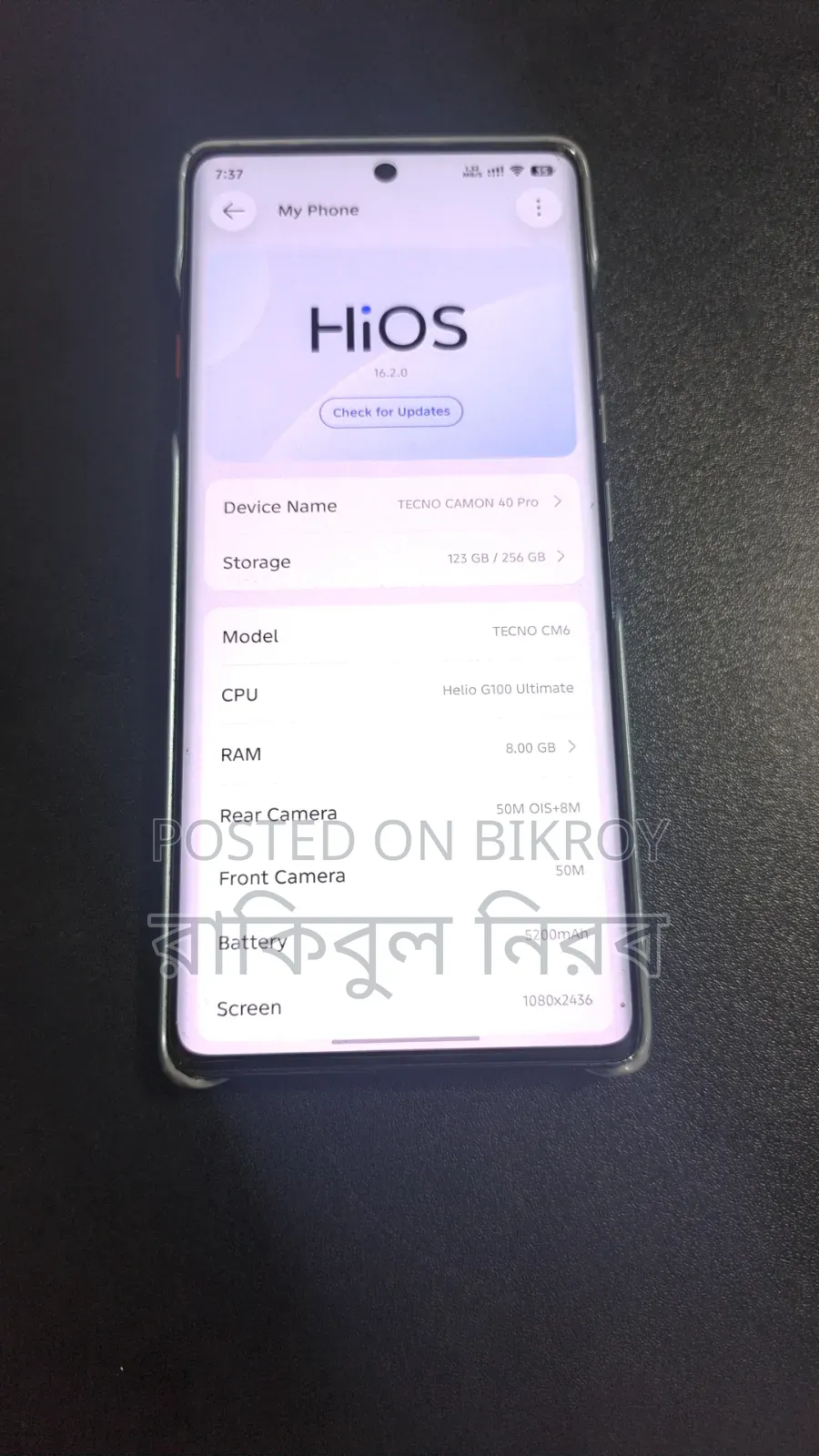 Tecno Camon 40 Pro 4G 256 GB