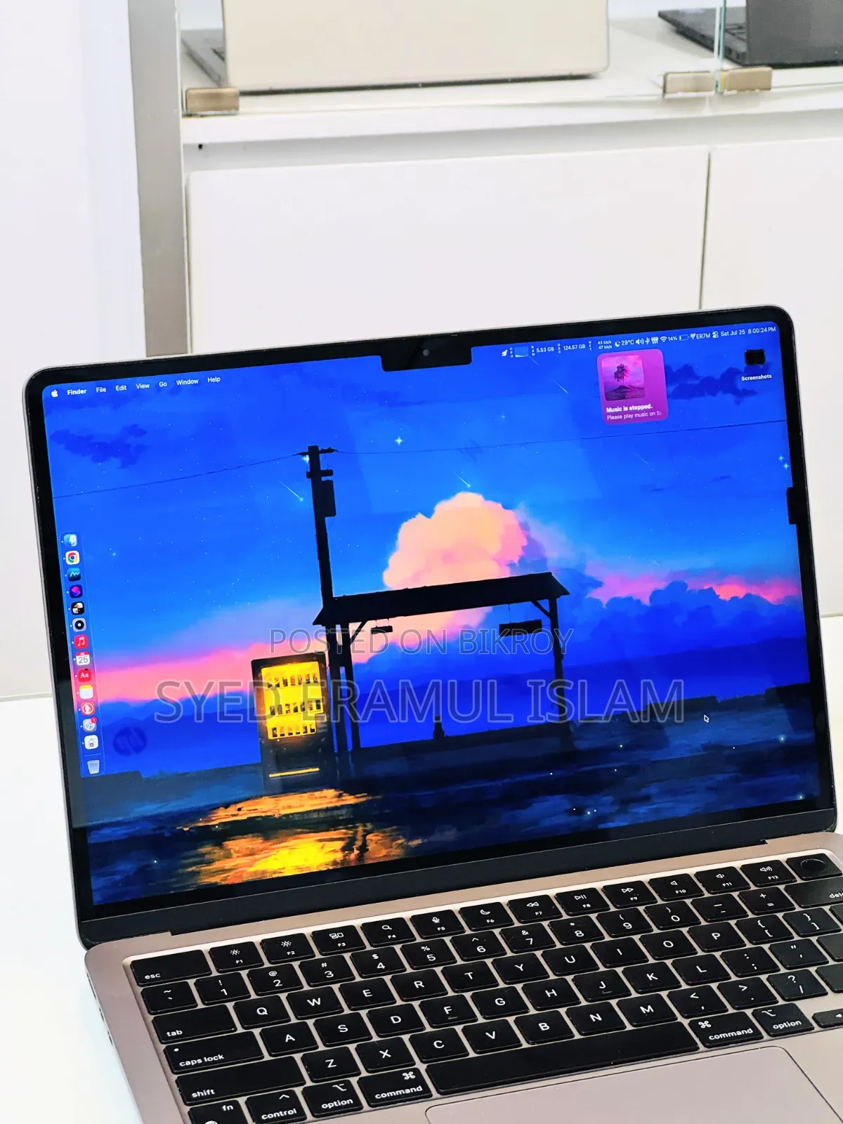 Laptop Apple MacBook Air 2024 M3 8GB Apple M3 SSD 256GB