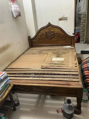 আকাশমনি কাঠের ডাবল খাট